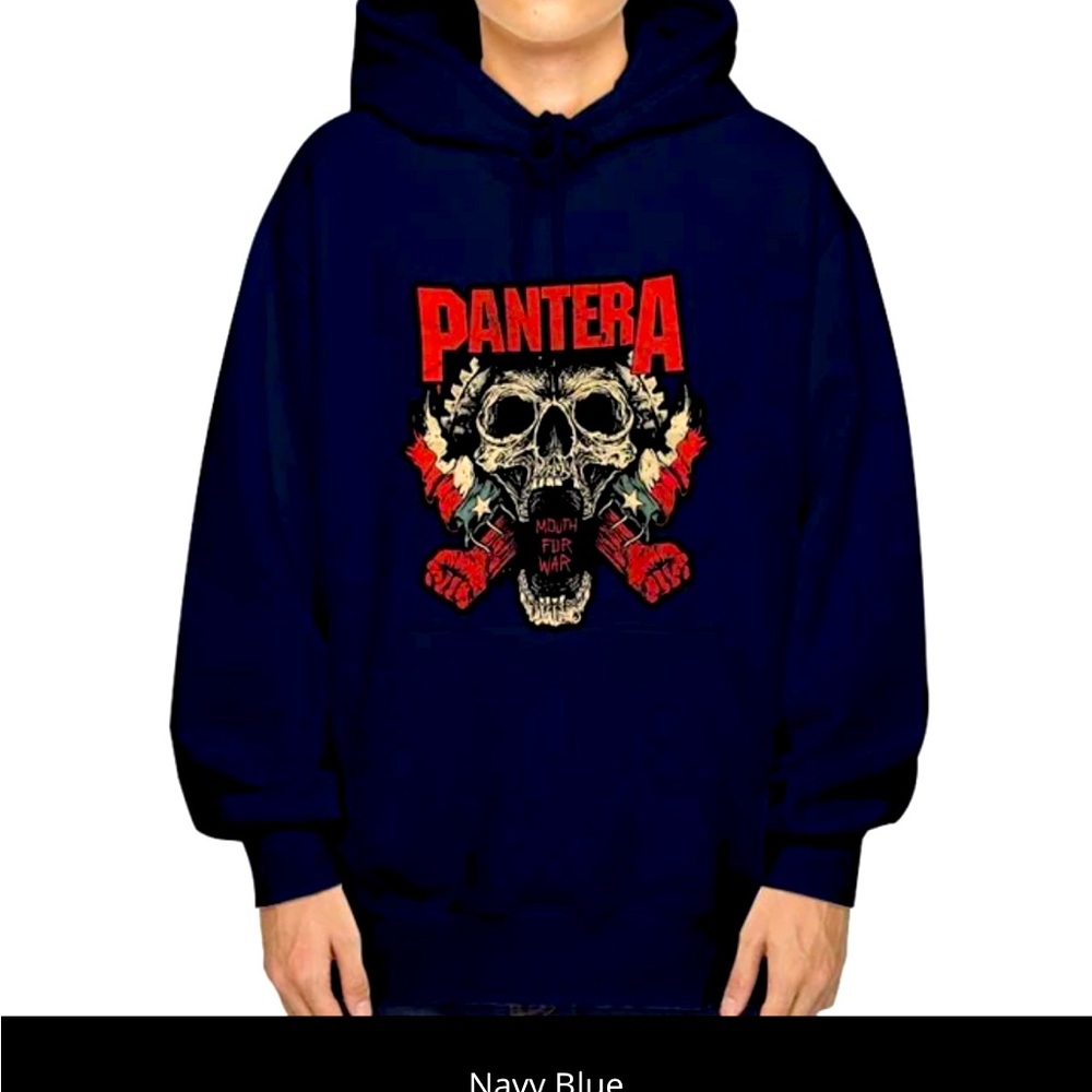 Pantera Hoodie - Navy Blue (NWOT)